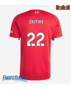 Liverpool Hugo Ekitike #22 Tricou Fotbal Replică 2025-26 Barbati Acasa